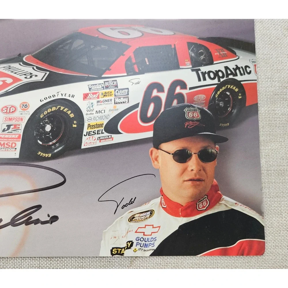 NASCAR Todd Bodine Hero Card 1999 Phillips Racing No 66 Chevy Monte Carlo 8x10